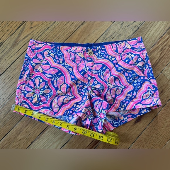 Lilly Pulitzer The Kerrie Short Womens Sz 4 “Can't Resist" Pink Blue Style 25762 - Picture 11 of 13